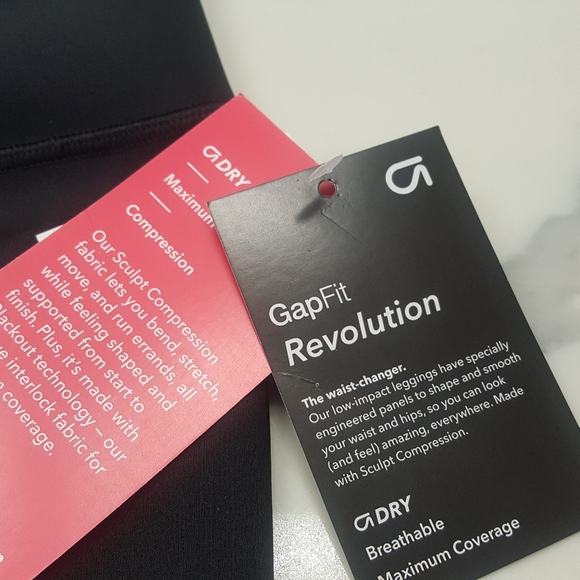 GAP Leggings Fit Sculpt Compression Hi Rise Crop - Picture 4 of 5